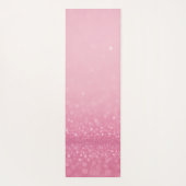 Tapis De Yoga Parties scintillant rose Yoga Mat avec initiales e (Dos)