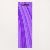 Tapis De Yoga Parties scintillant violet oneuse (Devant)