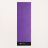 Tapis De Yoga Parties scintillant violette, Arrière - plan Parti (Devant)