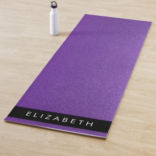 Tapis De Yoga Parties scintillant violette, Arrière - plan Parti (En situation)