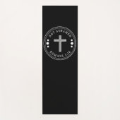 Tapis De Yoga Pas honteux de l'Evangile Verse chrétien (Devant)