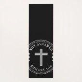 Tapis De Yoga Pas honteux de l'Evangile Verse chrétien (Dos)