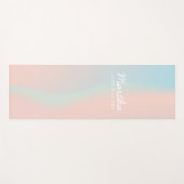 Tapis de yoga Pastel (Devant (Horizontal))