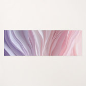 Tapis De Yoga Pastel Calming Wave Pattern (Devant (Horizontal))