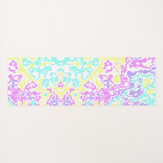 Tapis De Yoga Pastel Camo (Dos (Horizontal))