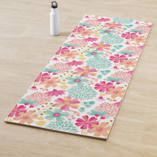 Tapis De Yoga Pastel Floral Designer Yoga Exercice Floor Mat