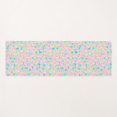 Tapis De Yoga Pastel Garden Bloom (Devant (Horizontal))