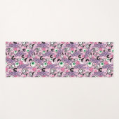 Tapis De Yoga Pastel Goth Rockabilly Éffrayant Bunny (Devant (Horizontal))