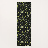 Tapis De Yoga Pastel Green Abstrait (Dos)