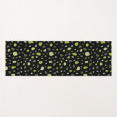 Tapis De Yoga Pastel Green Abstrait (Devant (Horizontal))