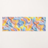 Tapis De Yoga Pastel Plastic Fluid Abstract (Devant (Horizontal))