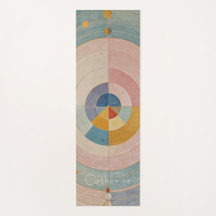 Tapis De Yoga Pastel Prism : Arc-en-ciel Couleur Roues