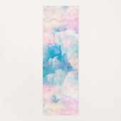 Tapis De Yoga Pastel Rainbow Ciel nuageux (Devant)