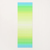 Tapis De Yoga Pastel Rainbow coloré Abstrait dégradé Ombre (Dos)