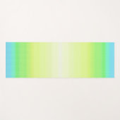 Tapis De Yoga Pastel Rainbow coloré Abstrait dégradé Ombre (Devant (Horizontal))