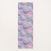 Tapis De Yoga Pastel Rainbow Fur (Devant)