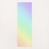 Tapis De Yoga Pastel Rainbow Gradient Yoga Mat (Devant)