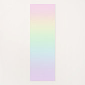 Tapis De Yoga Pastel Rainbow Gradient Yoga Mat (Devant)