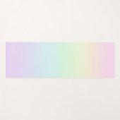 Tapis De Yoga Pastel Rainbow Gradient Yoga Mat (Devant (Horizontal))