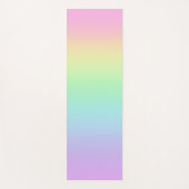 Tapis De Yoga Pastel Rainbow Gradient Yoga Mat (Devant)