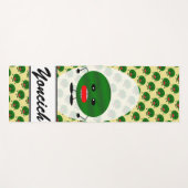 Tapis De Yoga Pastèque en colère par Kenneth Yoncich (Devant (Horizontal))