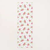 Tapis De Yoga Pastèque rose, Graines de pastèque, Motif d'été (Dos)