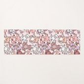 Tapis De Yoga Patter les yoga poses | Yoga seamless pattern 48 (Devant (Horizontal))