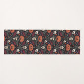 Tapis De Yoga Pattern d'Halloween (Devant (Horizontal))