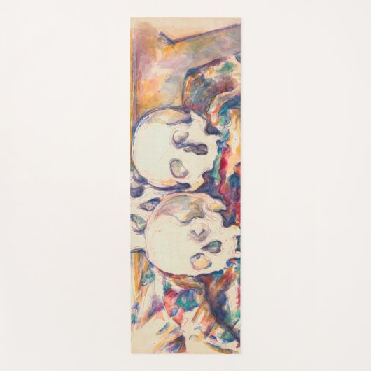 Tapis De Yoga Paul Cezanne - Aquarelle à trois crânes (Devant)