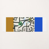 Tapis De Yoga Paul Klee Rich Harbor Expressionnisme abstrait (Dos (Horizontal))