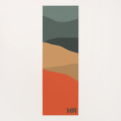 Tapis De Yoga Paysage Abstrait (Dos)