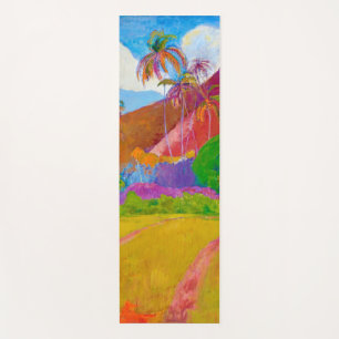 Tapis De Yoga Paysage tahitien, Gauguin