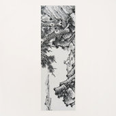 Tapis De Yoga Paysages chinois art yoga mat réversible (Devant)