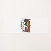 Tapis De Yoga Peace Love Equality Nurse LGBT (Devant (Horizontal))