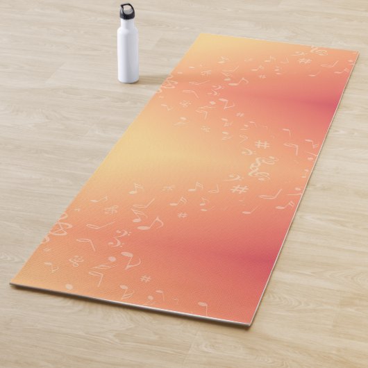Tapis De Yoga Peach Music (En situation)