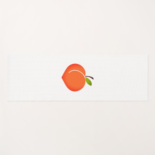 Tapis De Yoga Peachy Peach (Devant (Horizontal))