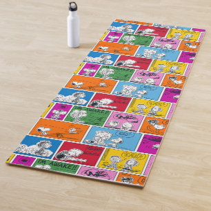 Tapis De Yoga PEANUTS   Classic Comic Motif