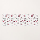 Tapis De Yoga PEANUTS | Motif rouge et noir (Devant (Horizontal))