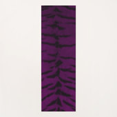 Tapis De Yoga Peau de tigre violet (Devant)