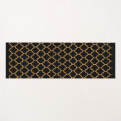Tapis De Yoga Peigne noir (Devant (Horizontal))