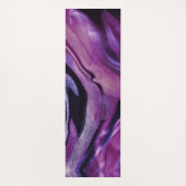 Tapis De Yoga Peinture acrylique marbrée Abstraite Parties scint (Dos)