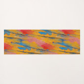 Tapis De Yoga Peinture colorée (Dos (Horizontal))