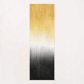 Tapis De Yoga Peinture jaune et noire : l'art moderne (Devant)