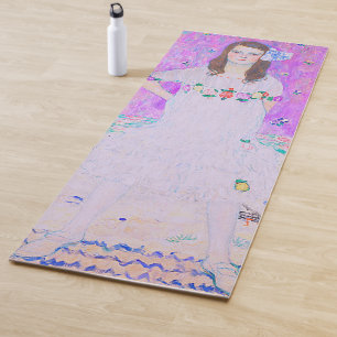 Tapis De Yoga Peinture Mäda Primavesi de Gustav Klimt
