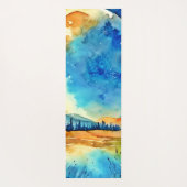 Tapis De Yoga Peinture Pleine lune (Dos)