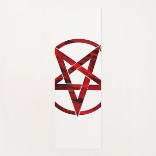 Tapis De Yoga Pentagram Red Devil