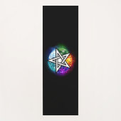 Tapis De Yoga pentagramme du Wiccan (Devant)