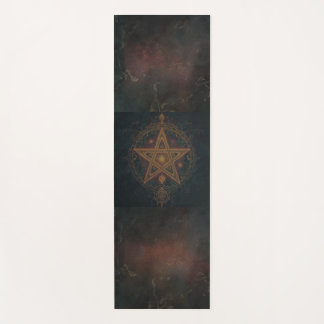 Tapis De Yoga Pentagramme Orné 