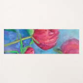 Tapis De Yoga Peonies de l'Alaska Yoga Mat (Devant (Horizontal))