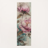 Tapis De Yoga Peonies peintes - Yoga Mat (Devant)